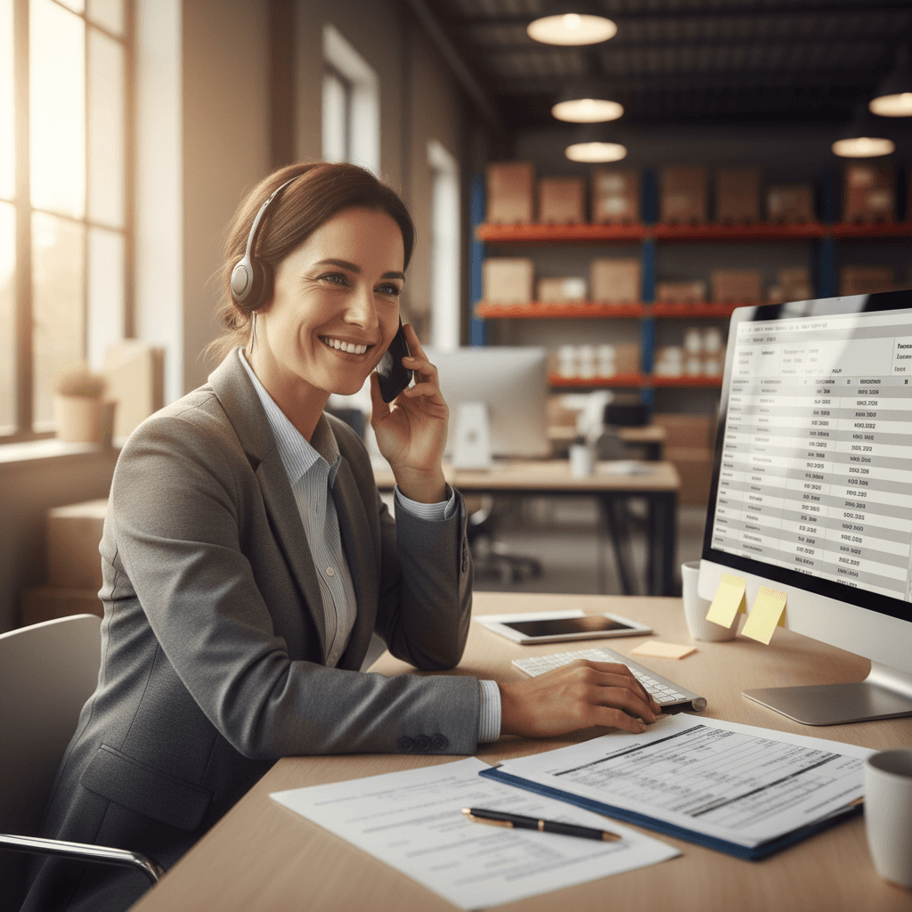 Wholesale account manager providing customer support